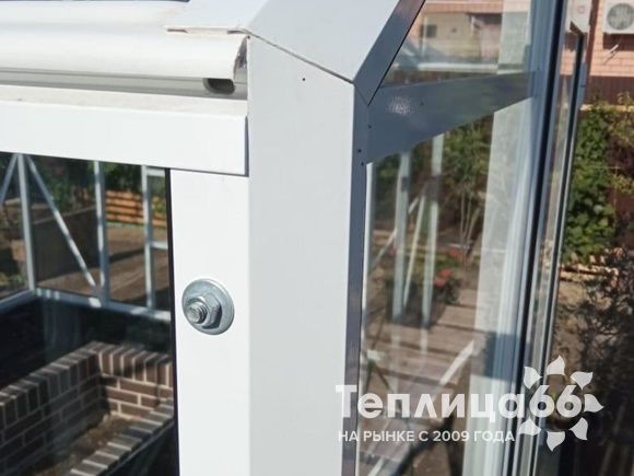 Теплица botanik T с мини-тамбуром под стекло (14 м²)