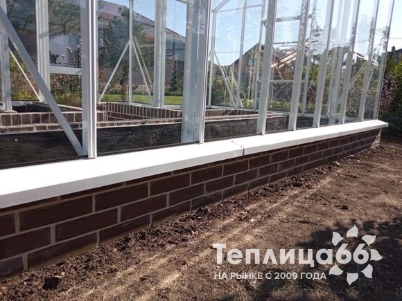 Теплица botanik T с мини-тамбуром под стекло (14 м²)