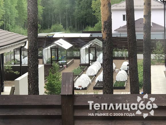 Теплица botanik standard под стекло, ширина 2,8 м