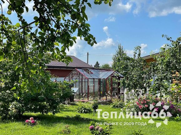 Теплица botanik T с мини-тамбуром под стекло (14 м²)
