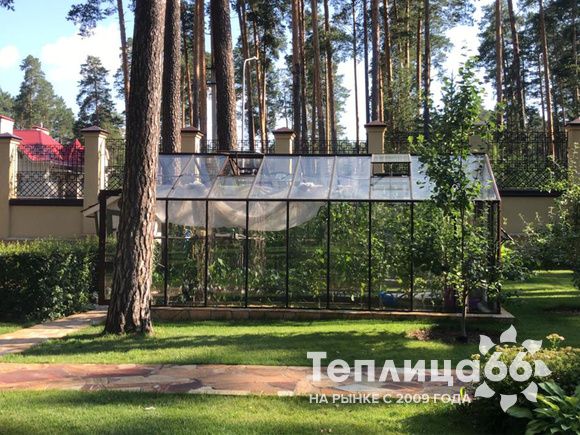 Теплица botanik standard под стекло, ширина 2,8 м