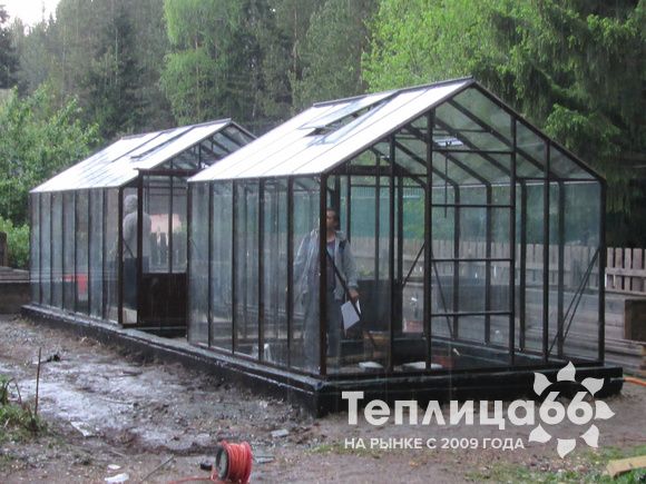 Теплица botanik standard под стекло 2,8х3,2 м