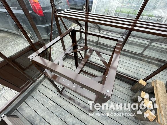 Подставка под бочку Рада цвет Белый (разборная, в компактной упаковке, оцинкованная)