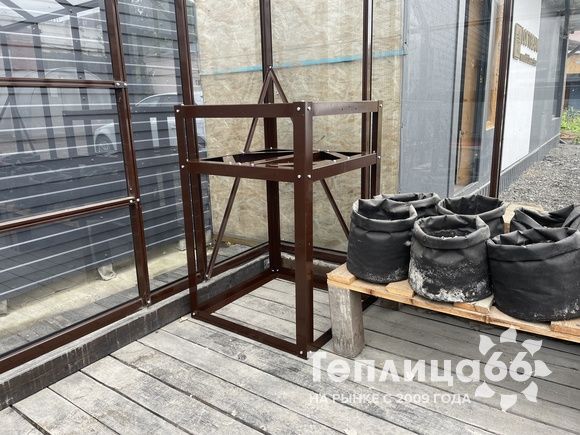 Подставка под бочку Рада цвет Белый (разборная, в компактной упаковке, оцинкованная)