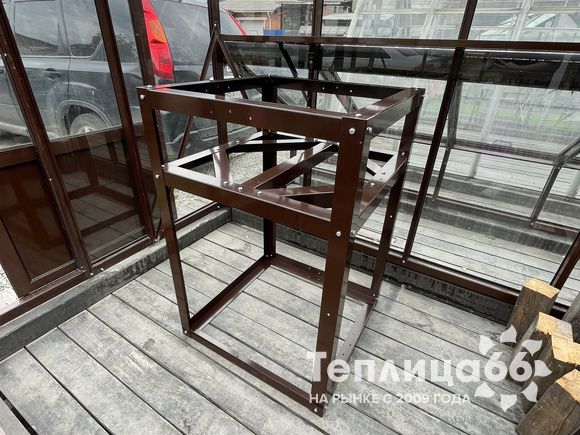 Подставка под бочку Рада цвет Белый (разборная, в компактной упаковке, оцинкованная)