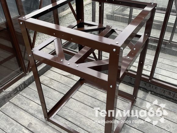 Подставка под бочку Рада цвет Белый (разборная, в компактной упаковке, оцинкованная)