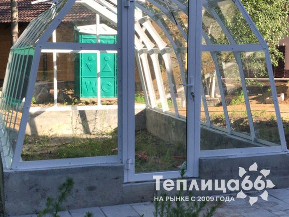 Теплица Рада Волга под стекло, ширина 3 метра