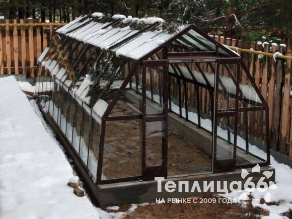Теплица Рада Исеть под стекло, ширина 3 метра (Калькулятор)