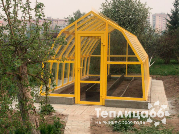 Теплица Рада Исеть под стекло, ширина 3 метра (Калькулятор)