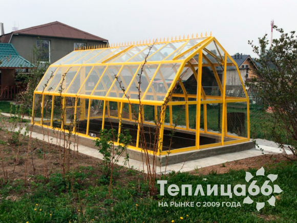 Теплица Рада Исеть под стекло, ширина 3 метра (Калькулятор)