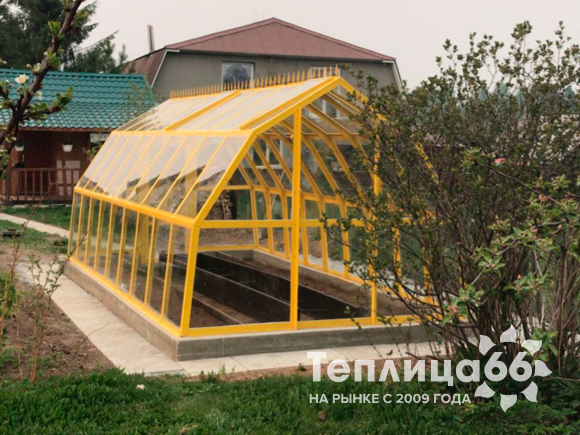 Теплица Рада Исеть под стекло, ширина 3 метра (Калькулятор)