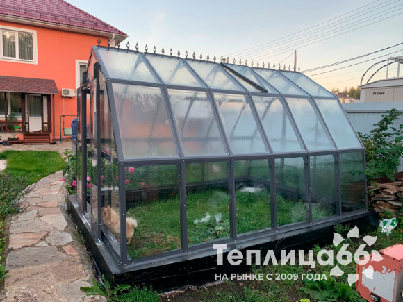 Теплица Рада Исеть под стекло, ширина 3 метра (Калькулятор)