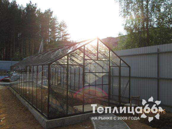 Теплица botanik maximum под стекло, 3,6 м